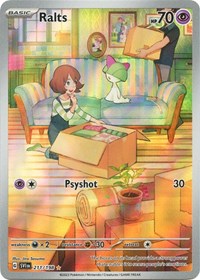 Ralts - 211/198 - Holofoil - NM - Illustration Rare - Scarlet & Violet Base Set