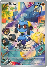Riolu - 215/198 - Holofoil - NM - Illustration Rare - Scarlet & Violet Base Set