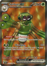 Spidops ex - 223/198 - Holofoil - NM - Ultra Rare - Scarlet & Violet Base Set