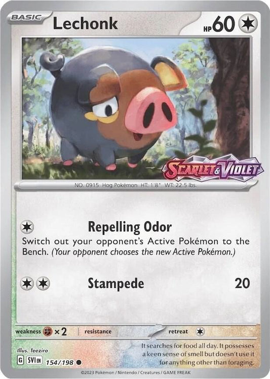 Lechonk (Store Promo) (Scarlet & Violet Promo #154)