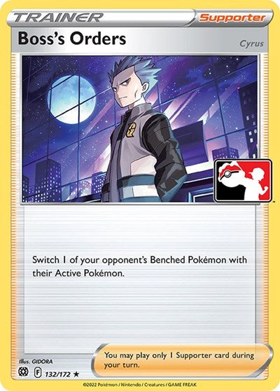 Boss's Orders - 132/172 - Holofoil - NM - Promo - Prize Pack Series One
