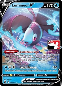Lumineon V - 40/172 - Normal - NM - Ultra Rare - Prize Pack Series One