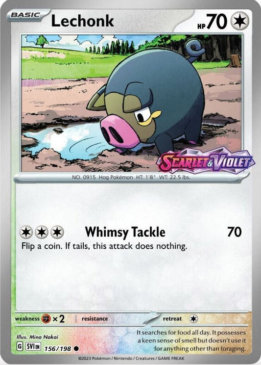 Lechonk (Best Buy Promo) (Scarlet & Violet Promo #156)
