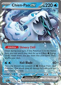 Chien-Pao ex - 061/193 - Holofoil - NM - Double Rare - SV02: Paldea Evolved