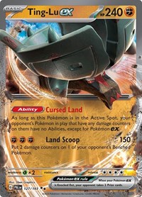 Ting-Lu ex - 127/279 - Holofoil - NM - Double Rare - SV02: Paldea Evolved