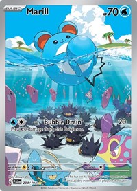 Marill - 204/193 - Holofoil - NM - Illustration Rare - Paldea Evolved