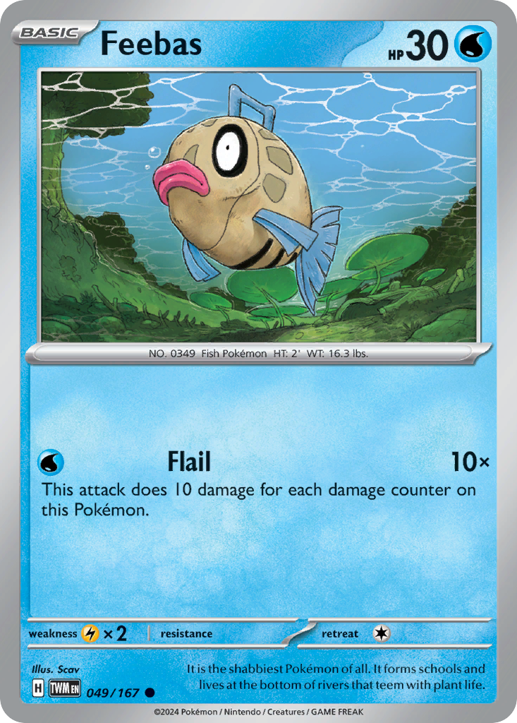 Feebas - 49/167 - Normal - NM - Common - Twilight Masquerade