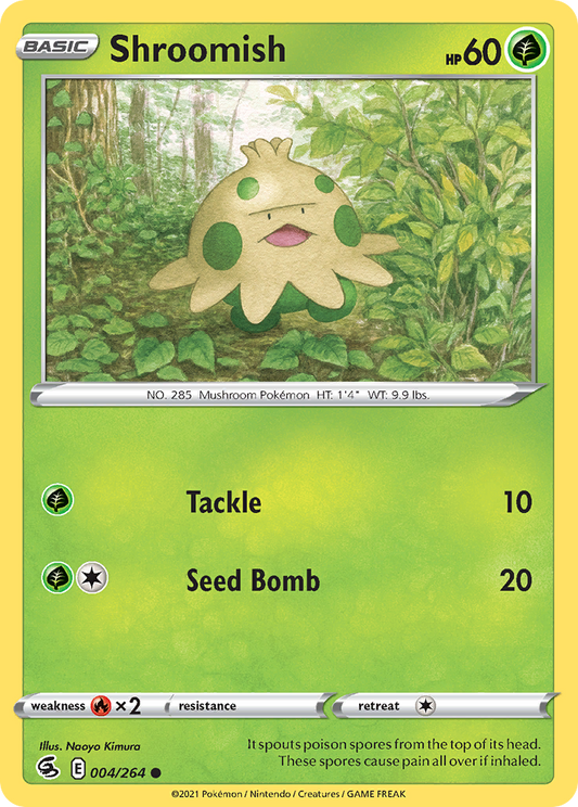 Shroomish - 4/264 - Normal - NM - Common - Fusion Strike