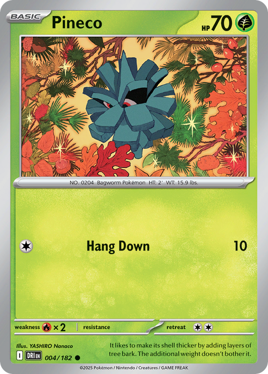 Pineco - 4/182 - Normal - NM - Common - Destined Rivals