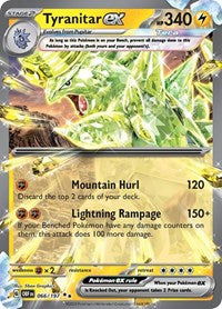 Tyranitar ex - 66/197 - Holofoil - NM - Double Rare - Obsidian Flames