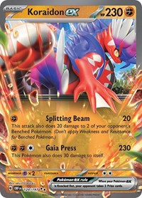 Koraidon ex - 124/230 - Holofoil - NM - Double Rare - SV03: Obsidian Flames