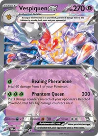 Vespiquen ex - 96/197 - Holofoil - NM - Double Rare - Obsidian Flames