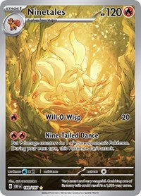 Ninetales - 199/197 - Holofoil - NM - Illustration Rare - Obsidian Flames