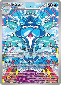 Palafin - 200/197 - Holofoil - NM - Illustration Rare - Obsidian Flames