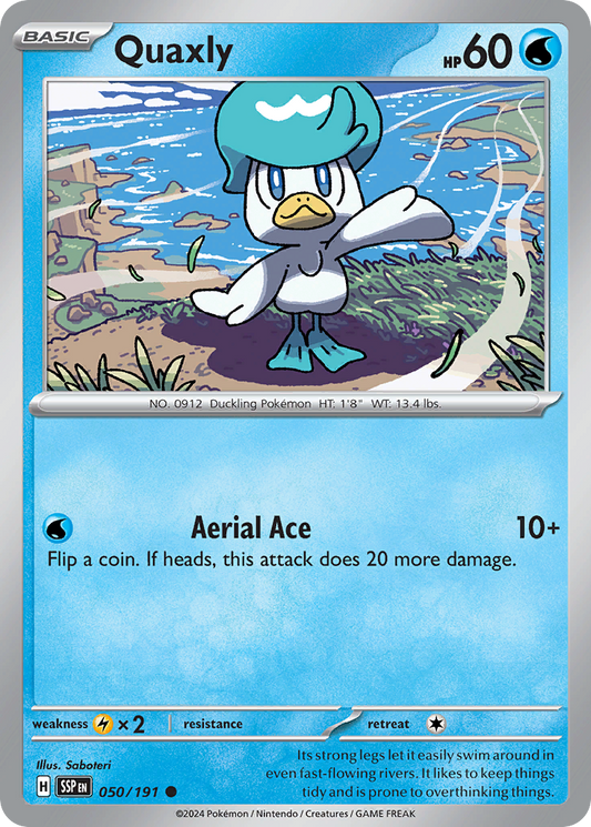 Quaxly - 50/191 - Normal - NM - Common - Surging Sparks