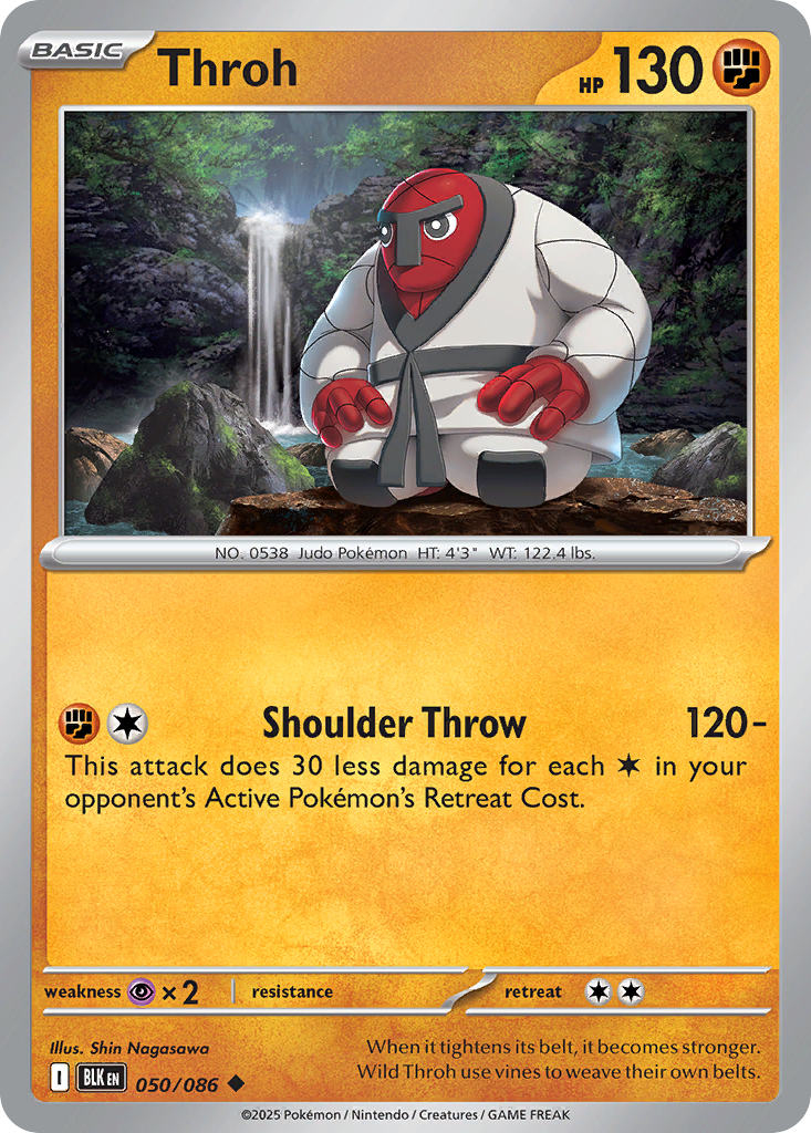 Throh - 50/86 - Reverse Holofoil - NM - Uncommon - Black Bolt