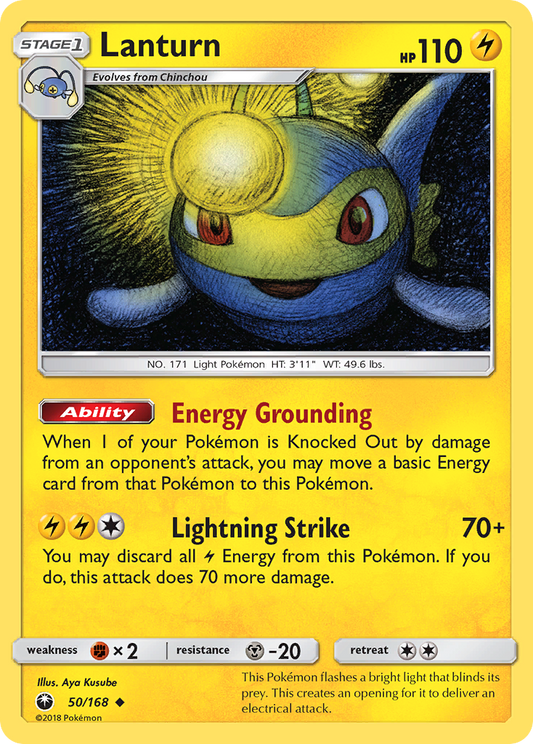 Lanturn - 50/168 - Normal - NM - Uncommon - Celestial Storm