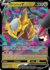 Giratina V - 130/196 - Normal - NM - Ultra Rare - Prize Pack Series Three