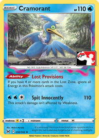 Cramorant - 50/196 - Holofoil - NM - Rare - Prize Pack Series Three