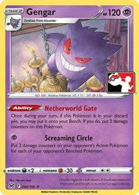 Gengar - 66/196 - Holofoil - NM - Rare - Prize Pack Series Three