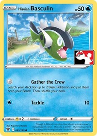 Hisuian Basculin - 43/189 - Holofoil - NM - Common - Prize Pack Series Three