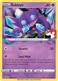 Sableye - 70/196 - Holofoil - NM - Rare - Prize Pack Series Three