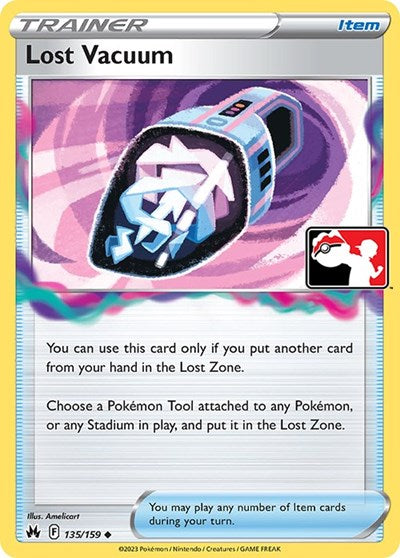 Lost Vacuum - 135/159 - Holofoil - NM - Uncommon - Prize Pack Series Three