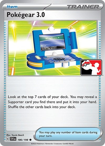 Pokegear 3.0 - 186/198 - Holofoil - NM - Common - Prize Pack Series Three