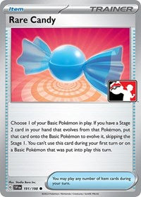 Rare Candy - 191/198 - Holofoil - NM - Common - Prize Pack Series Three
