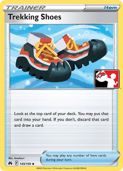 Trekking Shoes - 145/159 - Holofoil - NM - Uncommon - Prize Pack Series Three