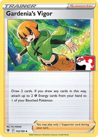 Gardenia's Vigor - 143/189 - Holofoil - NM - Uncommon - Prize Pack Series Three