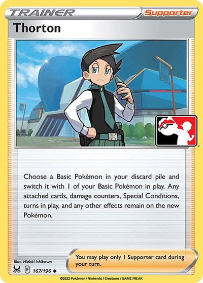 Thorton - 167/196 - Holofoil - NM - Uncommon - Prize Pack Series Three
