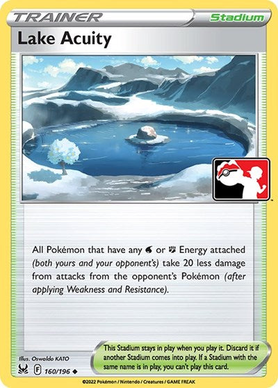 Lake Acuity - 160/196 - Holofoil - NM - Uncommon - Prize Pack Series Three