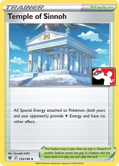 Temple of Sinnoh - 155/189 - Holofoil - NM - Uncommon - Prize Pack Series Three