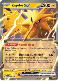 Zapdos ex - 49 - Holofoil - NM - Promo - Scarlet & Violet Promo