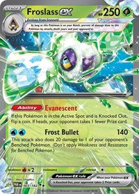 Froslass ex - 003/182 - Holofoil - NM - Double Rare - SV04: Paradox Rift