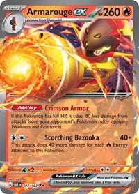 Armarouge ex - 27/182 - Holofoil - NM - Double Rare - Paradox Rift
