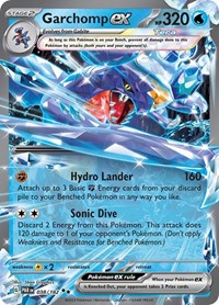 Garchomp ex - 038/182 - Holofoil - NM - Double Rare - SV04: Paradox Rift