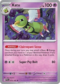 Xatu - 72 - Reverse Holofoil - NM - Rare - Paradox Rift
