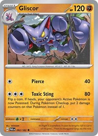 Gliscor - 92 - Reverse Holofoil - NM - Uncommon - Paradox Rift