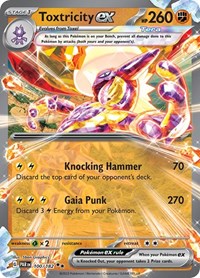Toxtricity ex - 100/266 - Holofoil - NM - Double Rare - SV04: Paradox Rift