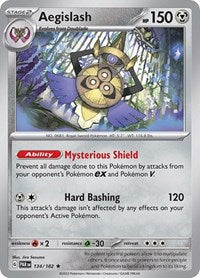 Aegislash - 134/182 - Holofoil - NM - Rare - Paradox Rift