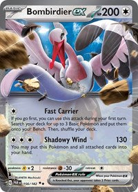 Bombirdier ex - 156/182 - Holofoil - NM - Double Rare - Paradox Rift