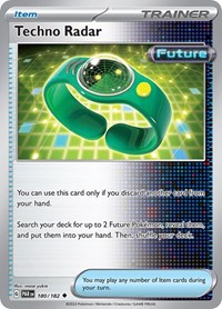 Techno Radar - 180 - Reverse Holofoil - NM - Uncommon - Paradox Rift