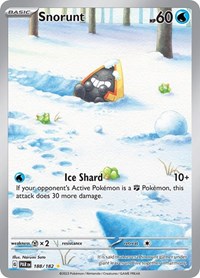 Snorunt - 188/182 - Holofoil - NM - Illustration Rare - Paradox Rift