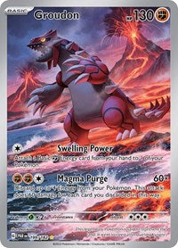 Groudon - 199/182 - Holofoil - NM - Illustration Rare - Paradox Rift