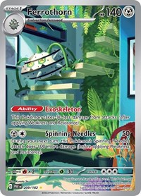 Ferrothorn - 209/182 - Holofoil - NM - Illustration Rare - Paradox Rift