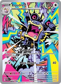 Loudred - 212/182 - Holofoil - NM - Illustration Rare - Paradox Rift