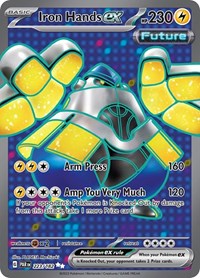 Iron Hands ex - 223/182 - Holofoil - NM - Ultra Rare - Paradox Rift