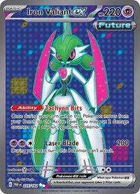 Iron Valiant ex - 225/182 - Holofoil - NM - Ultra Rare - Paradox Rift